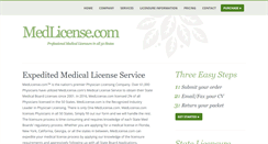 Desktop Screenshot of medlicense.com